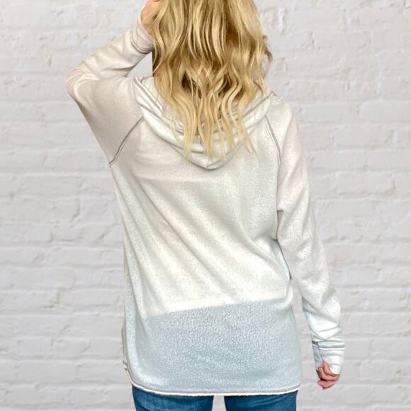 Glen Arbor Tissue Fleece Hoodie L Pink Y2K Vintage Pullover Cozy Fall Gift - Picture 2 of 10